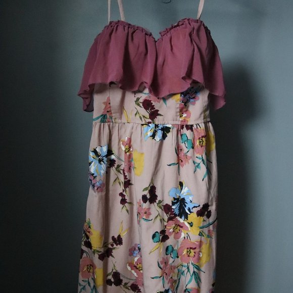 Pink Ruffle Dress - Picture 3 of 4